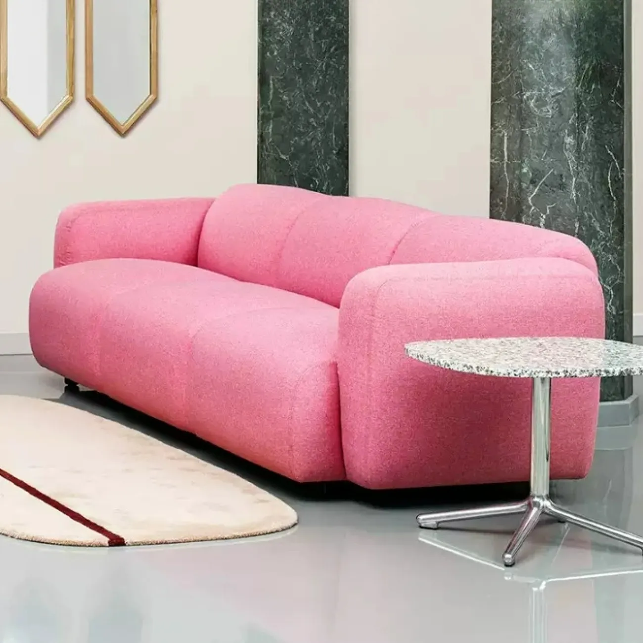 Стильный диван Yanshe от LaLume из дерева DV39002-32