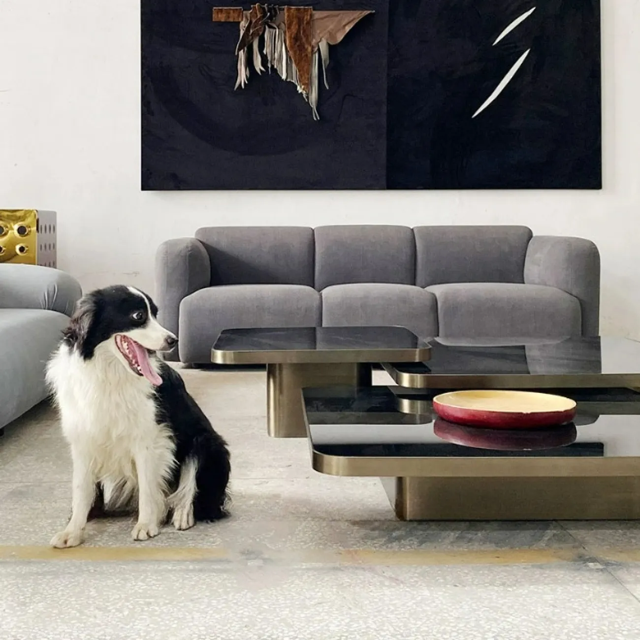 Стильный диван Yanshe от LaLume из дерева DV39002-32