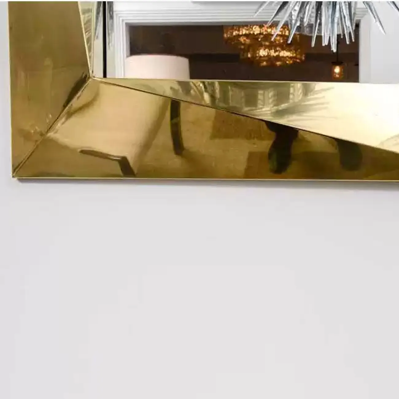 Роскошное зеркало Yanshe в геометричной раме ZK39003-32