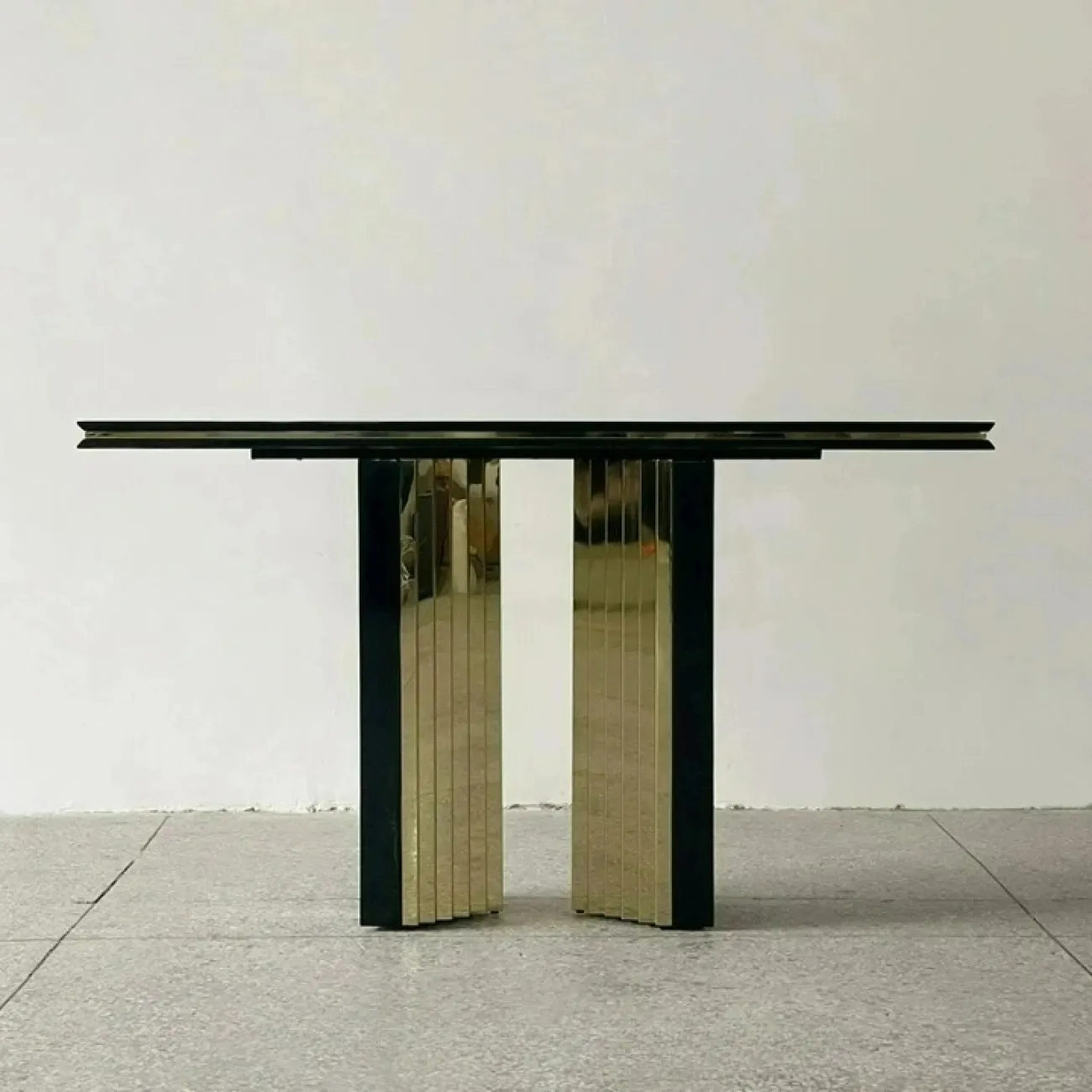 Роскошный пристенный столик от Yanshe со столешницей из мрамора PS39006-32