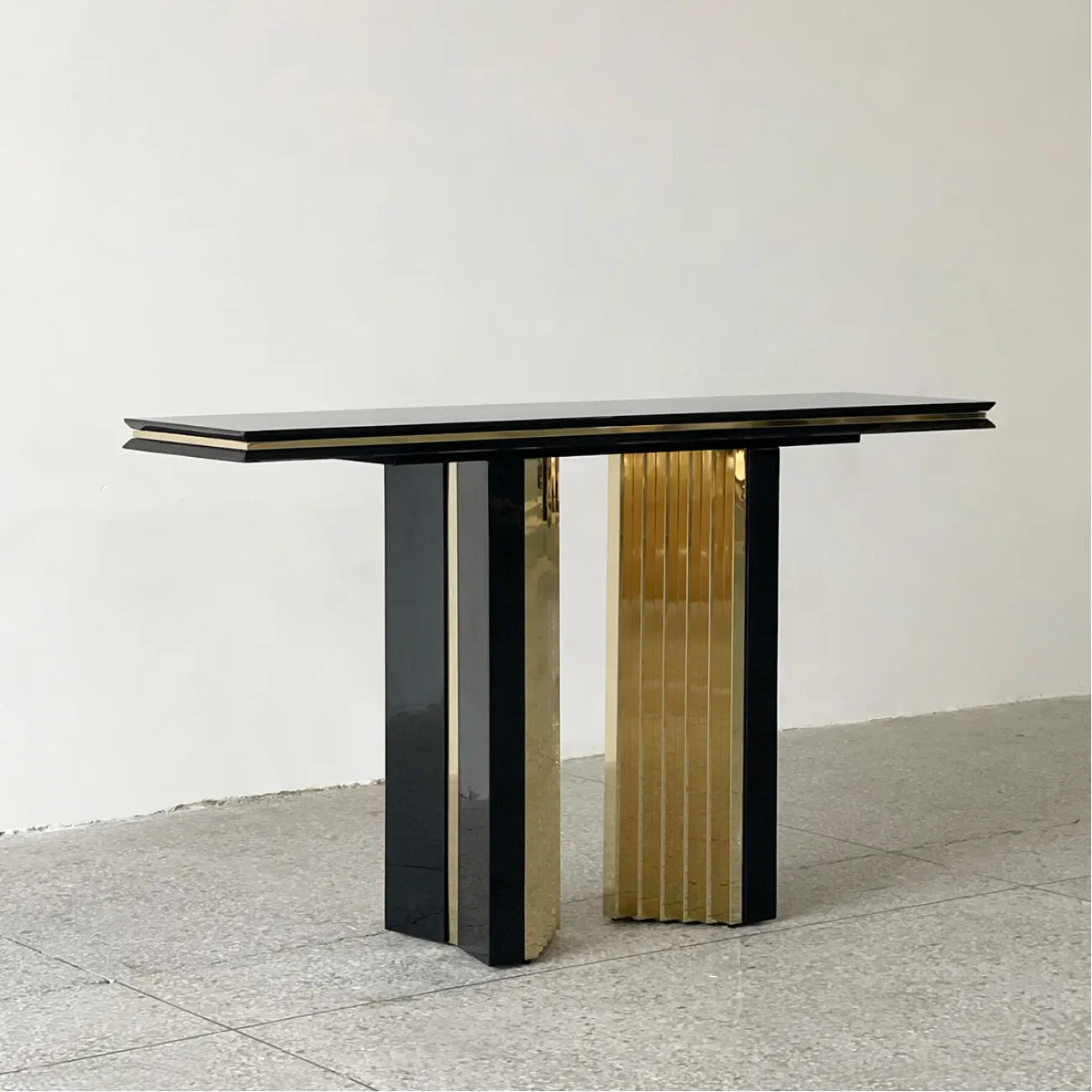 Роскошный пристенный столик от Yanshe со столешницей из мрамора PS39006-32