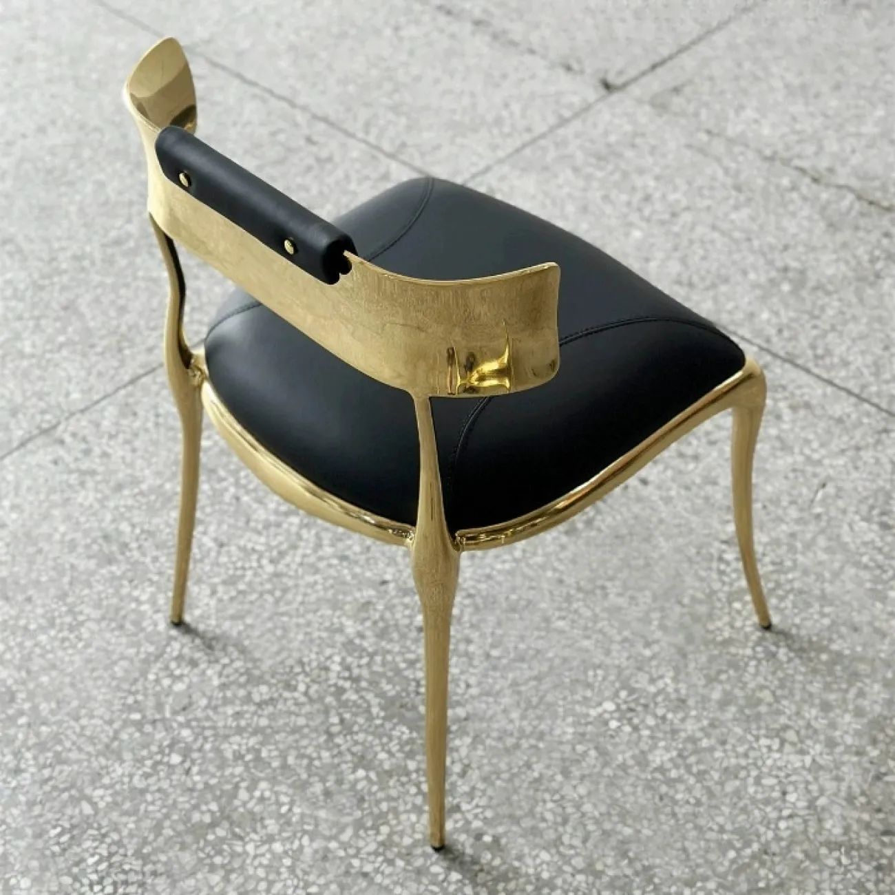 Роскошный стул Yanshe из латуни ST39012-32