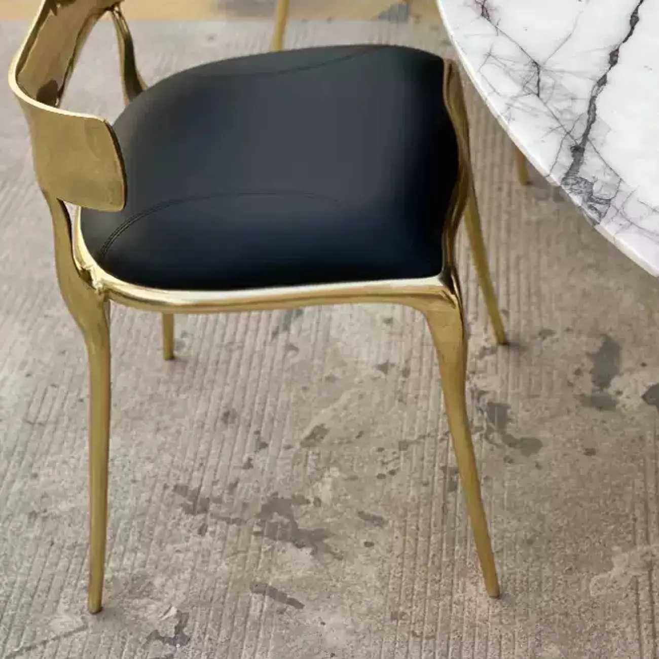 Роскошный стул Yanshe из латуни ST39012-32