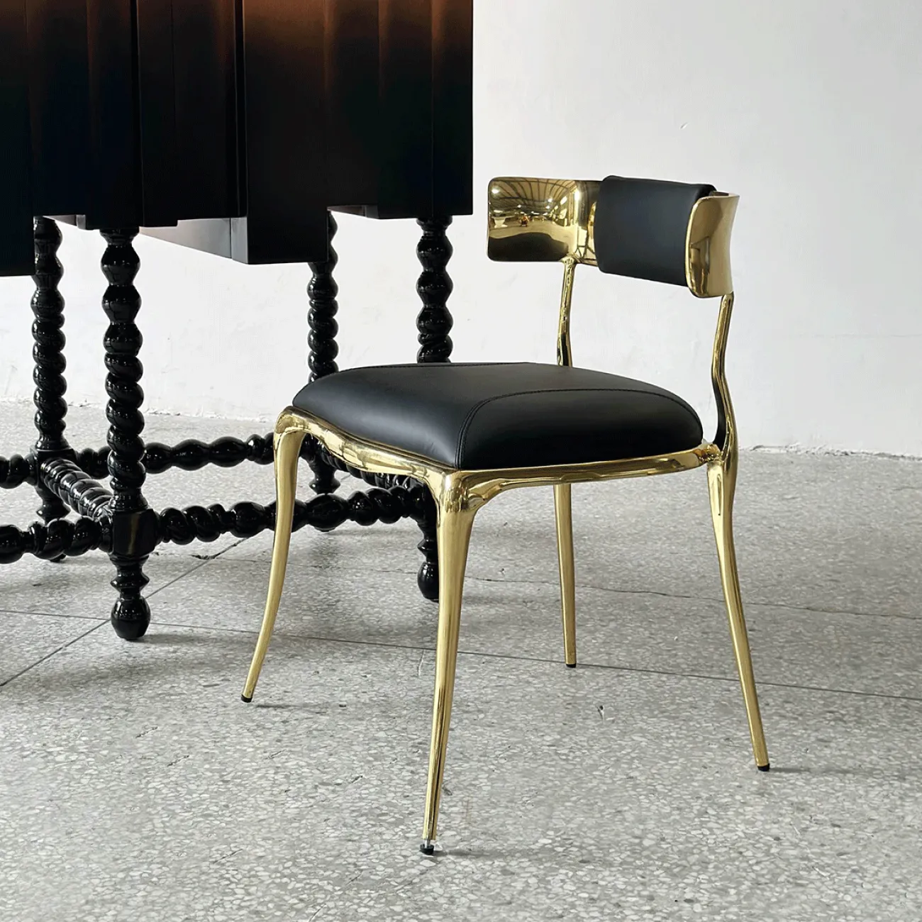 Роскошный стул Yanshe из латуни ST39012-32