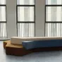 Комбинированный диван Yanshe от LaLume из дерева DV39014-32