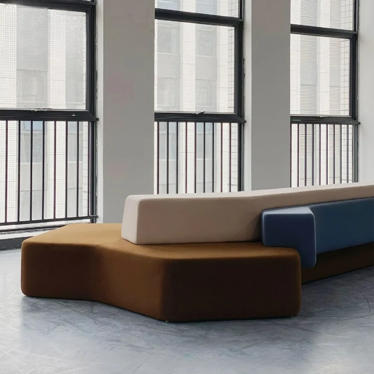 Комбинированный диван Yanshe от LaLume из дерева DV39014-32