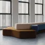 Комбинированный диван Yanshe от LaLume из дерева DV39014-32