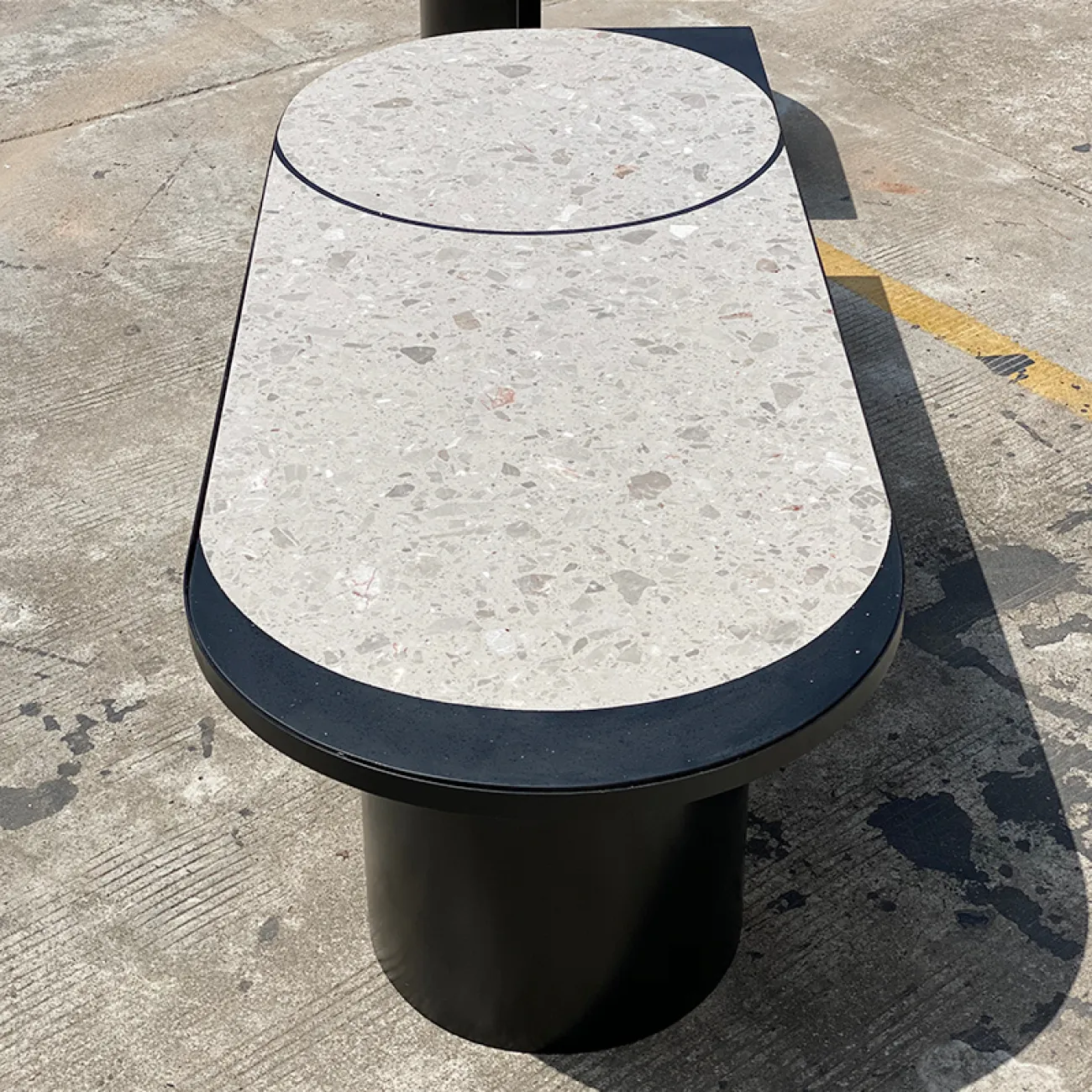 Стильный обеденный стол Yanshe от LaLume из металла и мрамора OS39019-32