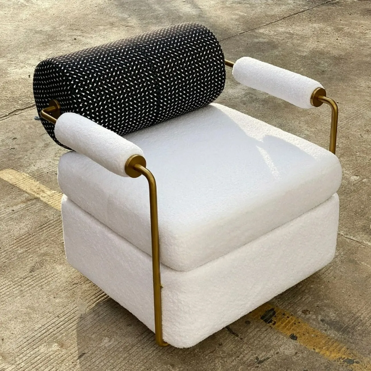 Стильное кресло Yanshe от LaLume из дерева KR39020-32