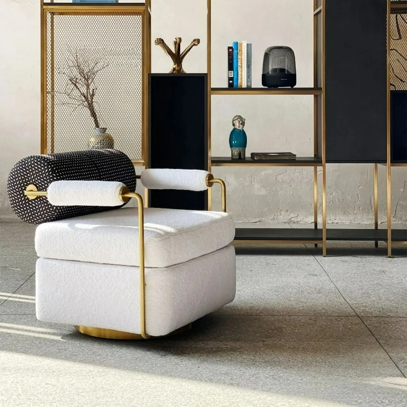 Стильное кресло Yanshe от LaLume из дерева KR39020-32