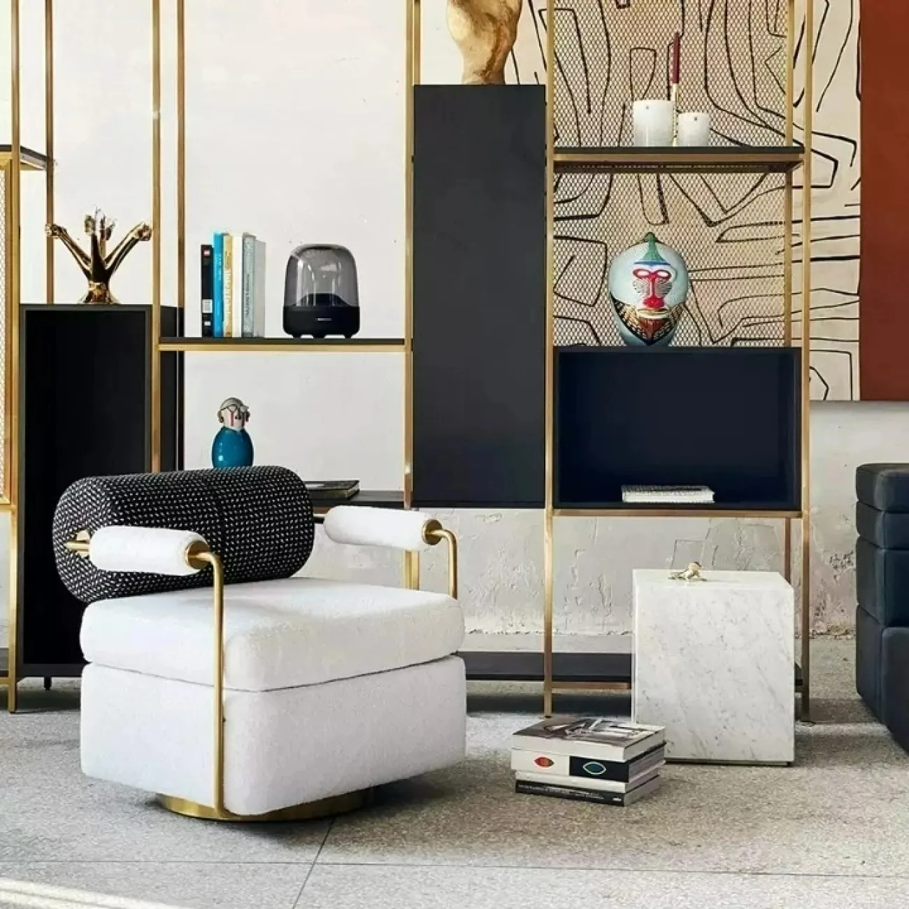 Стильное кресло Yanshe от LaLume из дерева KR39020-32