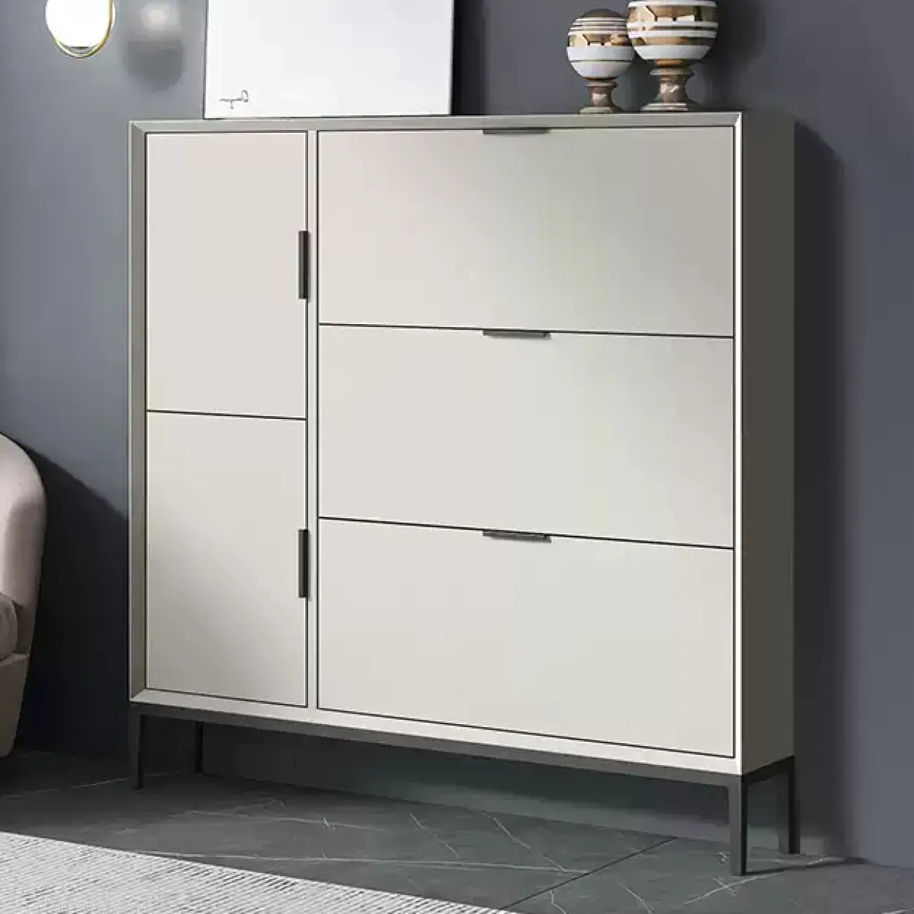 Удобный обувной шкаф Haotai от LaLume  из дерева OS39022-32