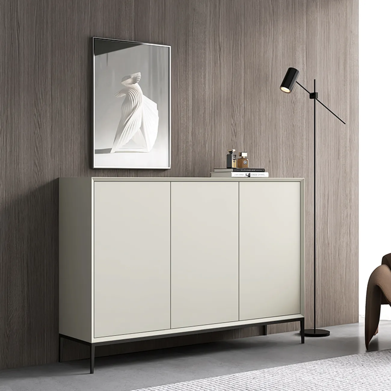 Удобный обувной шкаф Haotai от LaLume  из дерева OS39028-32