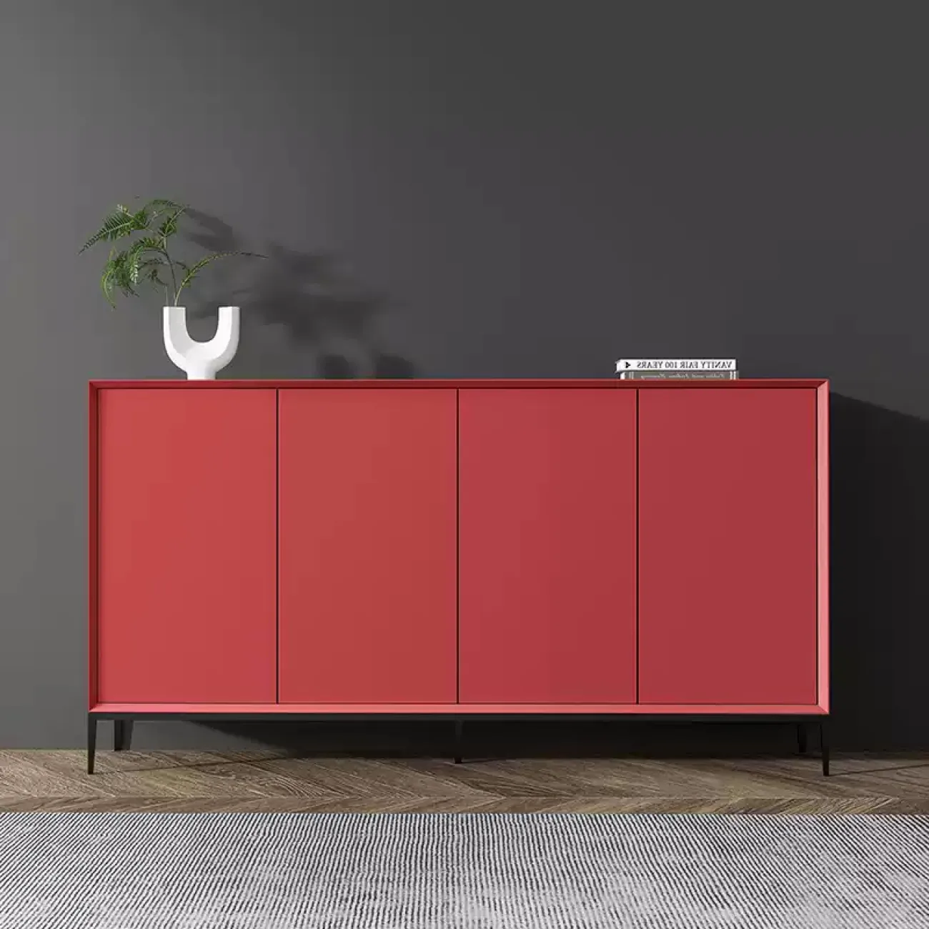 Удобный обувной шкаф Haotai от LaLume  из дерева OS39028-32