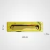 Врезная мебельная ручка LaLume Marise Gold L13