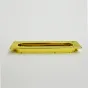  ✅ Врезная мебельная ручка LaLume Marise Gold L13: стильное сочетание современного дизайна и надежной функциональности. Уникальный акцент для вашего интерьера. Покажите свой современный вкус и организуйте время с легкостью. Закажите сейчас и создайте непо