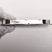 Врезная мебельная ручка LaLume Marise Steel L10