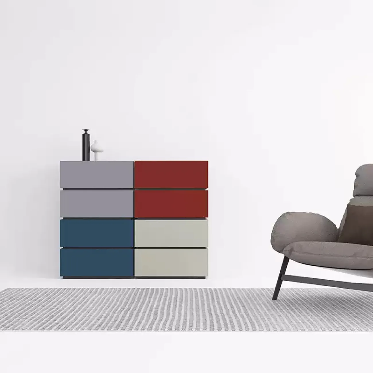 Элегантный комод Haotai из дерева KD39035-32