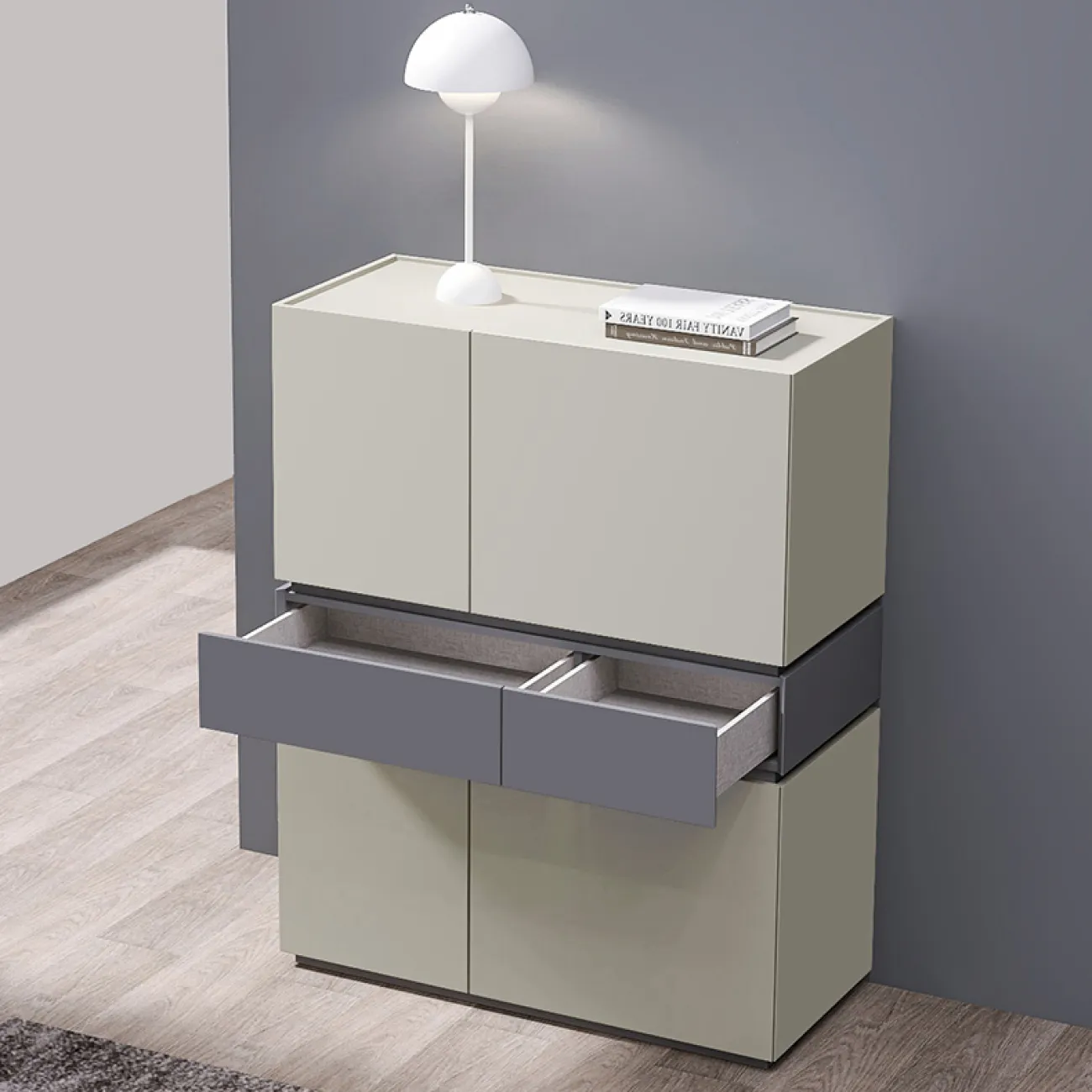 Удобный обувной шкаф Haotai от LaLume из дерева OS39037-32