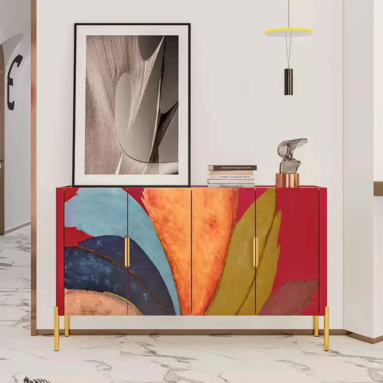 Художественный комод Wanse из дерева KD39039-32 Художественный комод Wanse из дерева KD39039-32