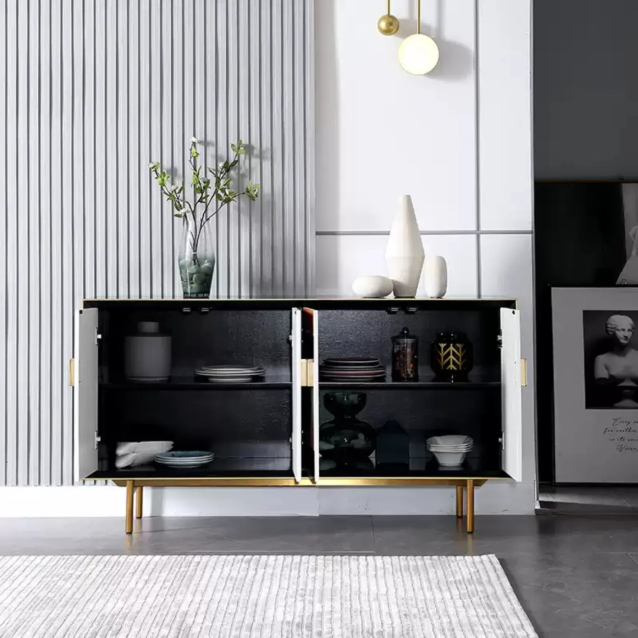 Художественный комод Wanse из дерева KD39040-32