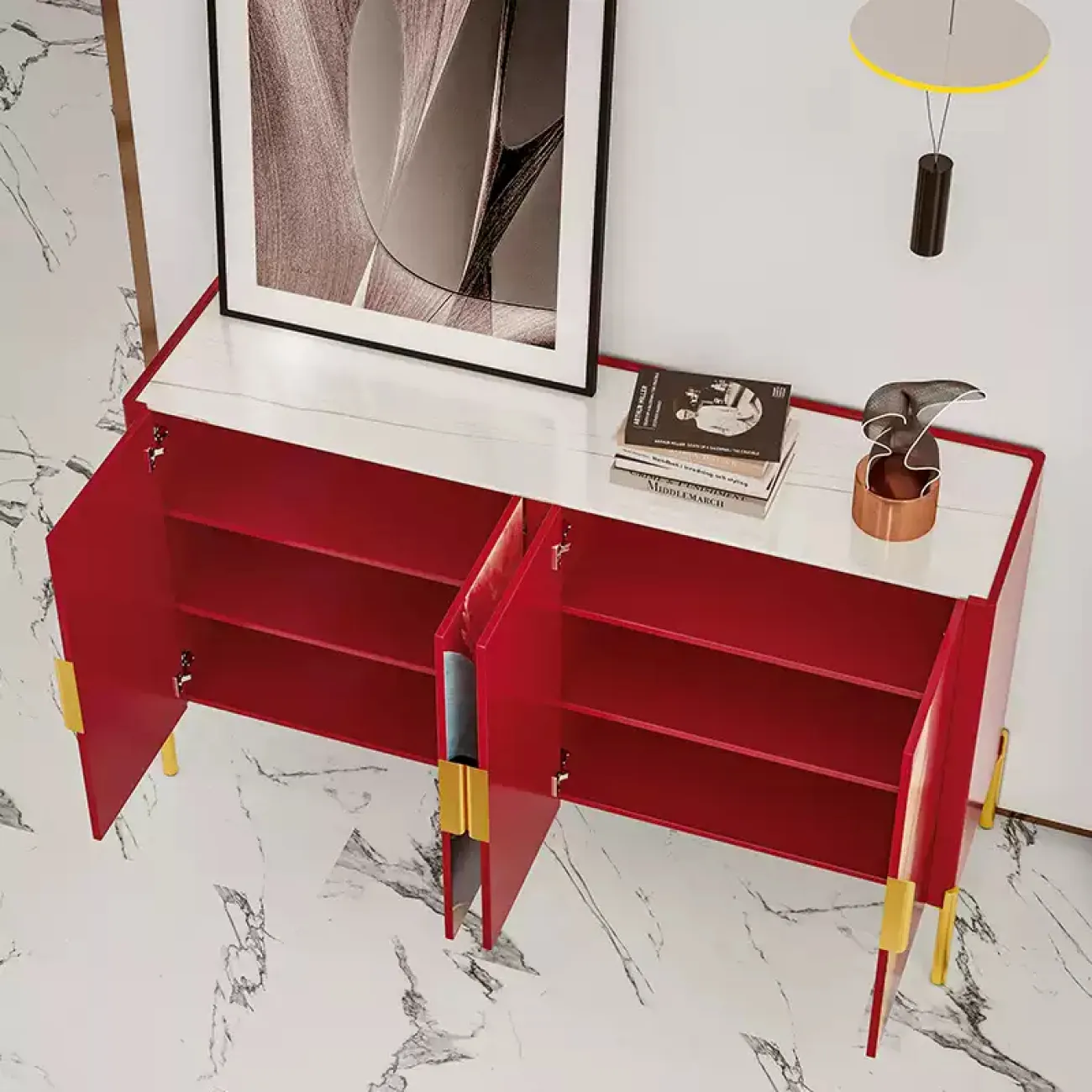 Художественный комод Wanse из дерева KD39043-32