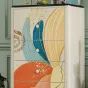 Роскошный комод в стиле ваби-саби Wanse из сосны и мрамора KD39044-32
