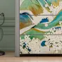 Роскошный комод в стиле ваби-саби Wanse из сосны и мрамора KD39044-32
