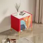 Яркая прикроватная тумбочка Wanse из дерева TB39047-32
