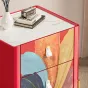 Яркая прикроватная тумбочка Wanse из дерева TB39047-32