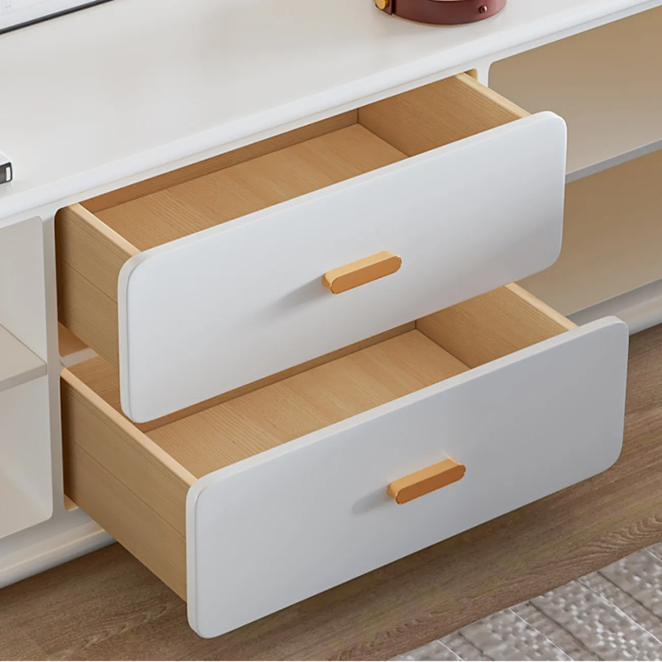 Дизайнерская тумба под телевизор "Клоун" Wanse из дерева TB39049-32