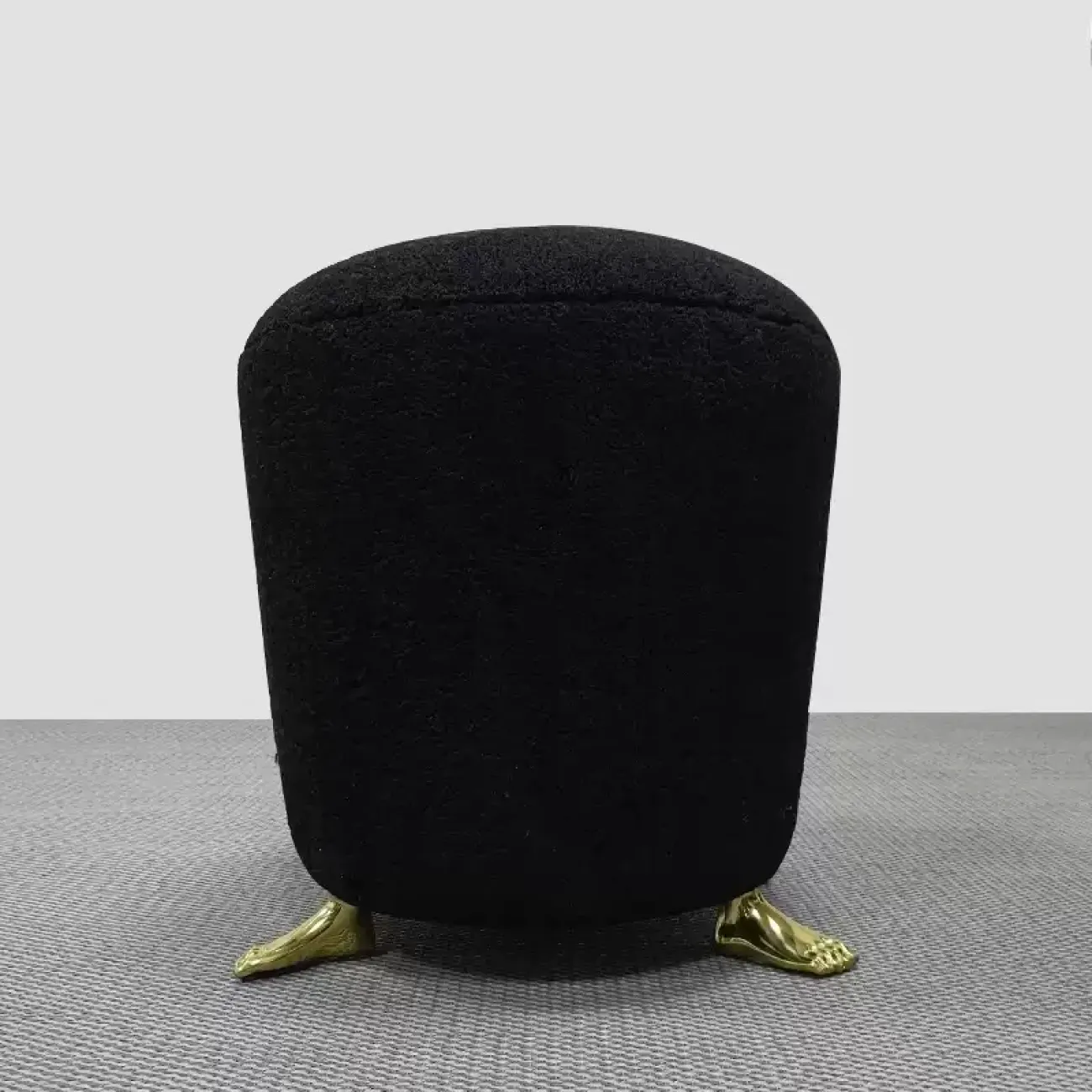 Оригинальный табурет MSFN из латуни и шерсти TB39050-32 Оригинальный табурет MSFN из латуни и шерсти TB39050-32
