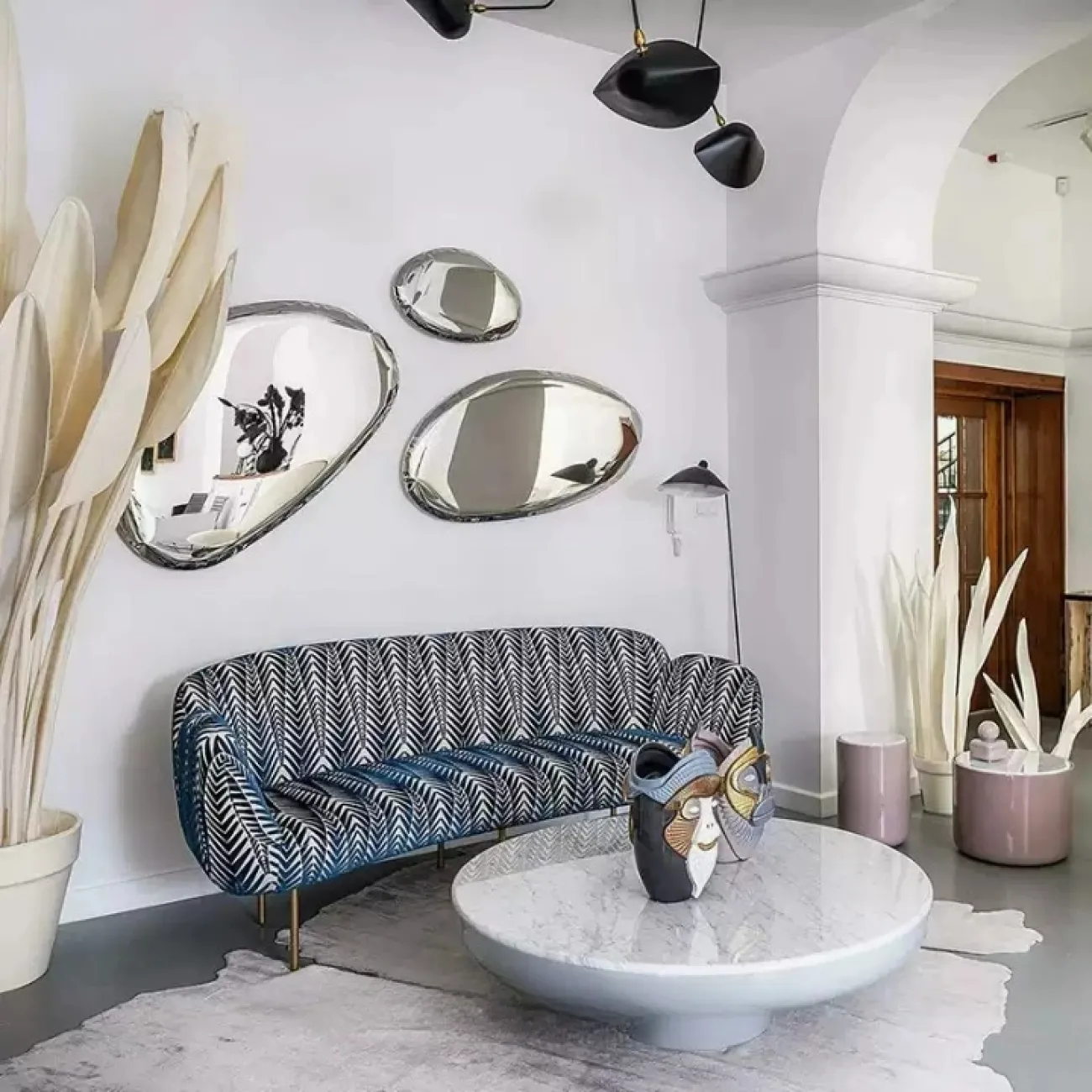 Оригинальное зеркальное панно MFSN от LaLume из стали PN39056-32 Оригинальное зеркальное панно MFSN от LaLume из стали PN39056-32