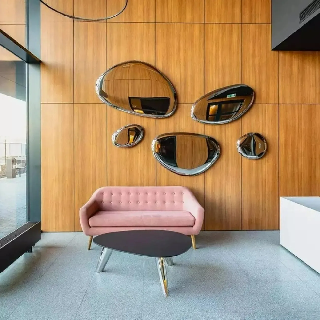 Оригинальное зеркальное панно MFSN от LaLume из стали PN39056-32 Оригинальное зеркальное панно MFSN от LaLume из стали PN39056-32