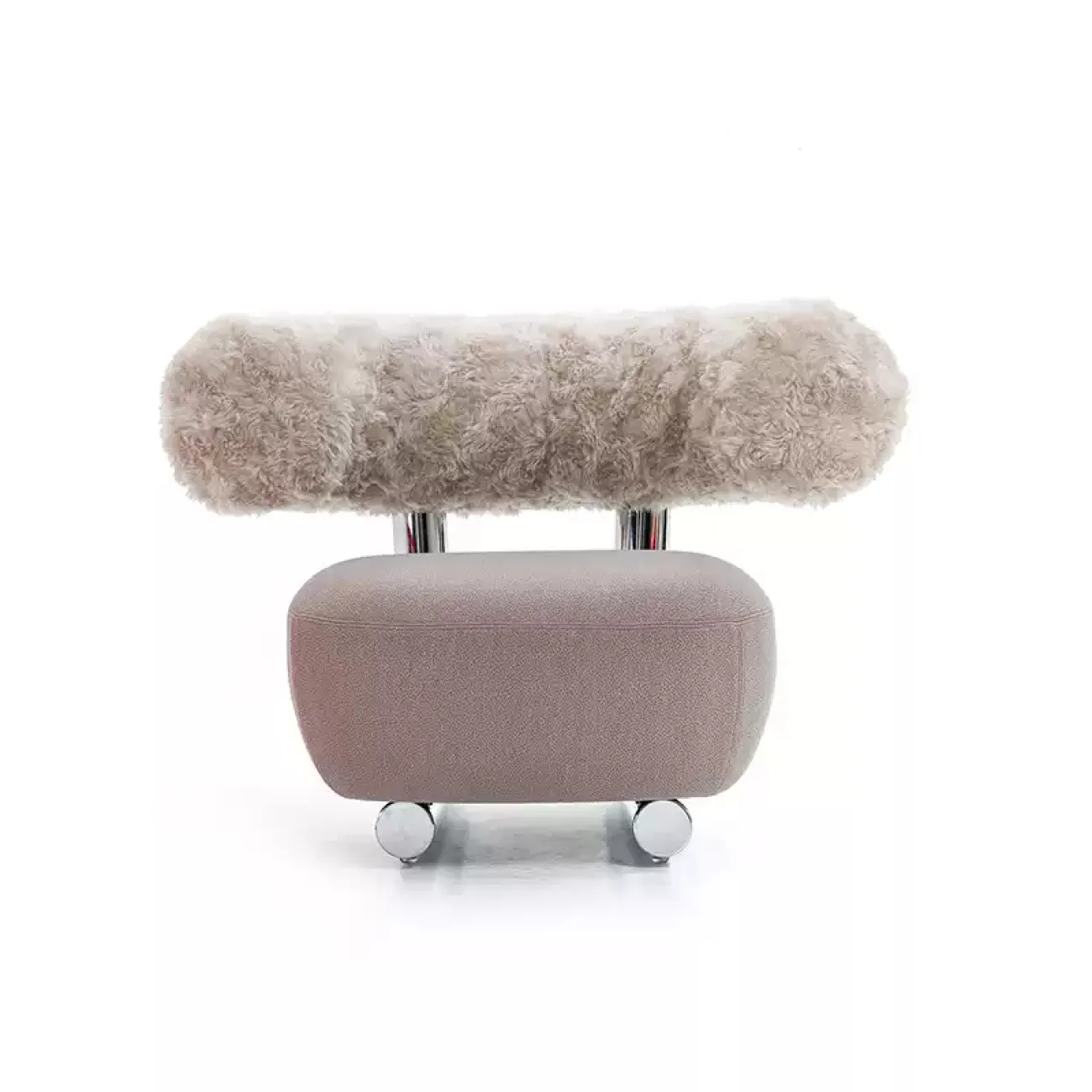  Элегантное кресло MSFN  из стали и текстиля KR39060-32