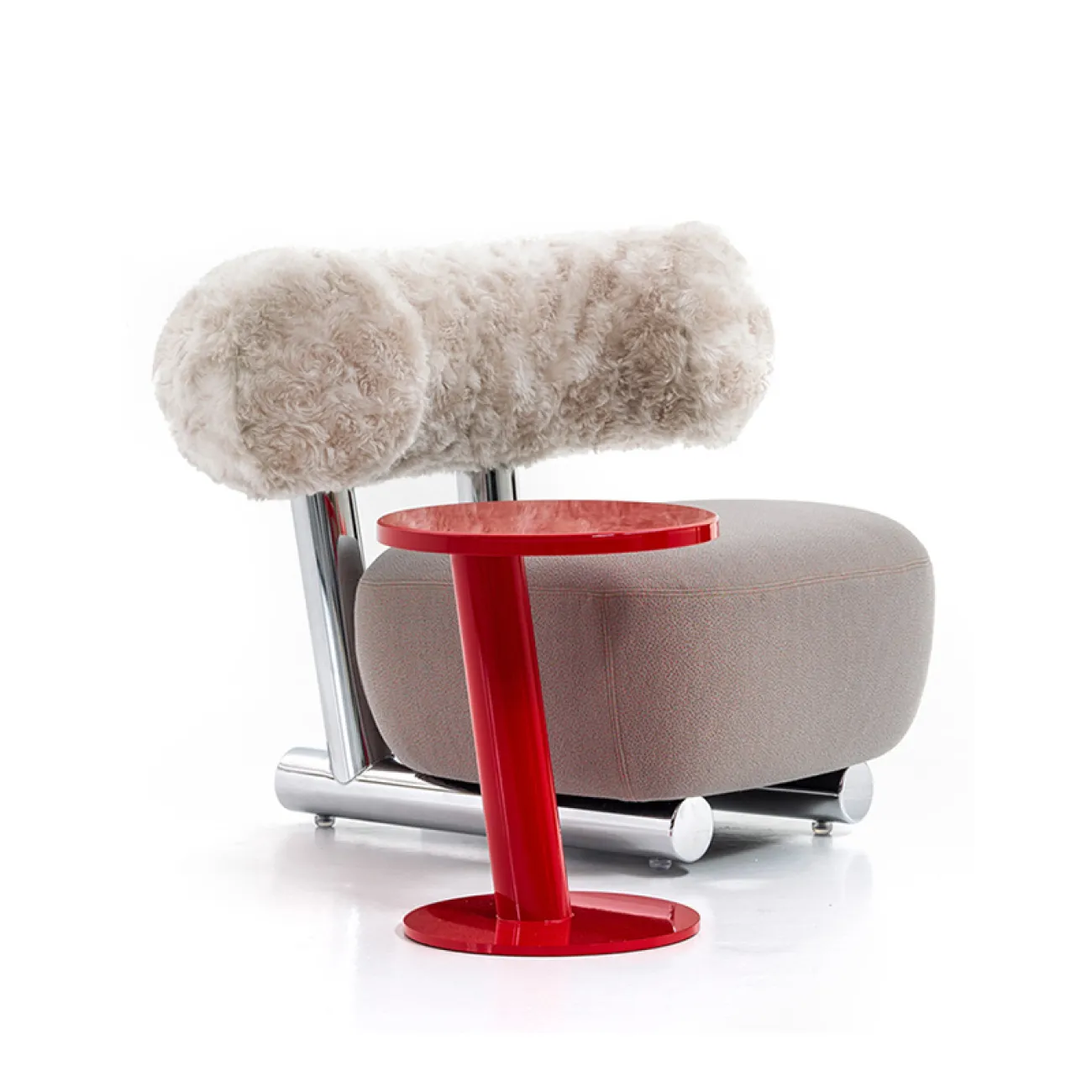  Элегантное кресло MSFN  из стали и текстиля KR39060-32