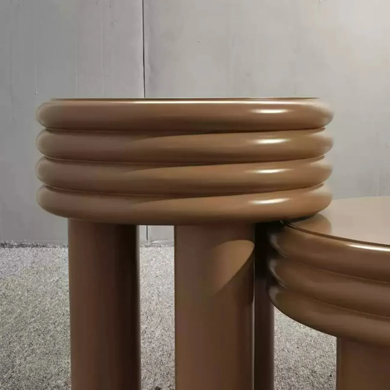 Дизайнерский журнальный столик MSFN со столешницей из дерева JS39061-32