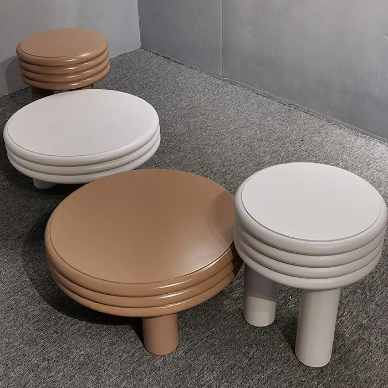 Дизайнерский журнальный столик MSFN со столешницей из дерева JS39061-32