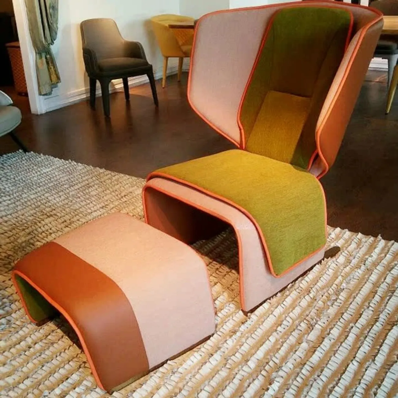 Современное кресло MSFN из дерева KR39066-32