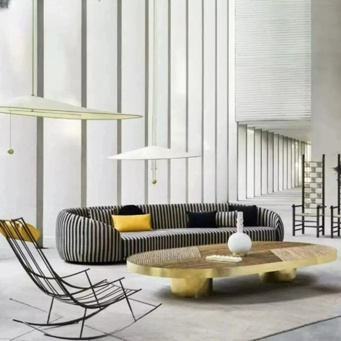 Большой диван MSFN от LaLume из дерева DV39067-32