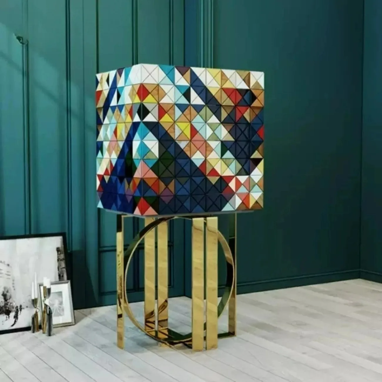 Дизайнерский буфет MSFN из металла и дерева BF39070-32