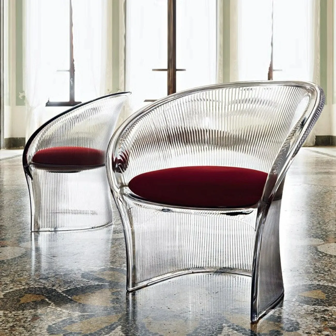 Прозрачный стул MSFN из пластика ST39072-32