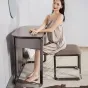 Элегантный туалетный столик CJ Originality от LaLume из дерева и стали TS39075-32