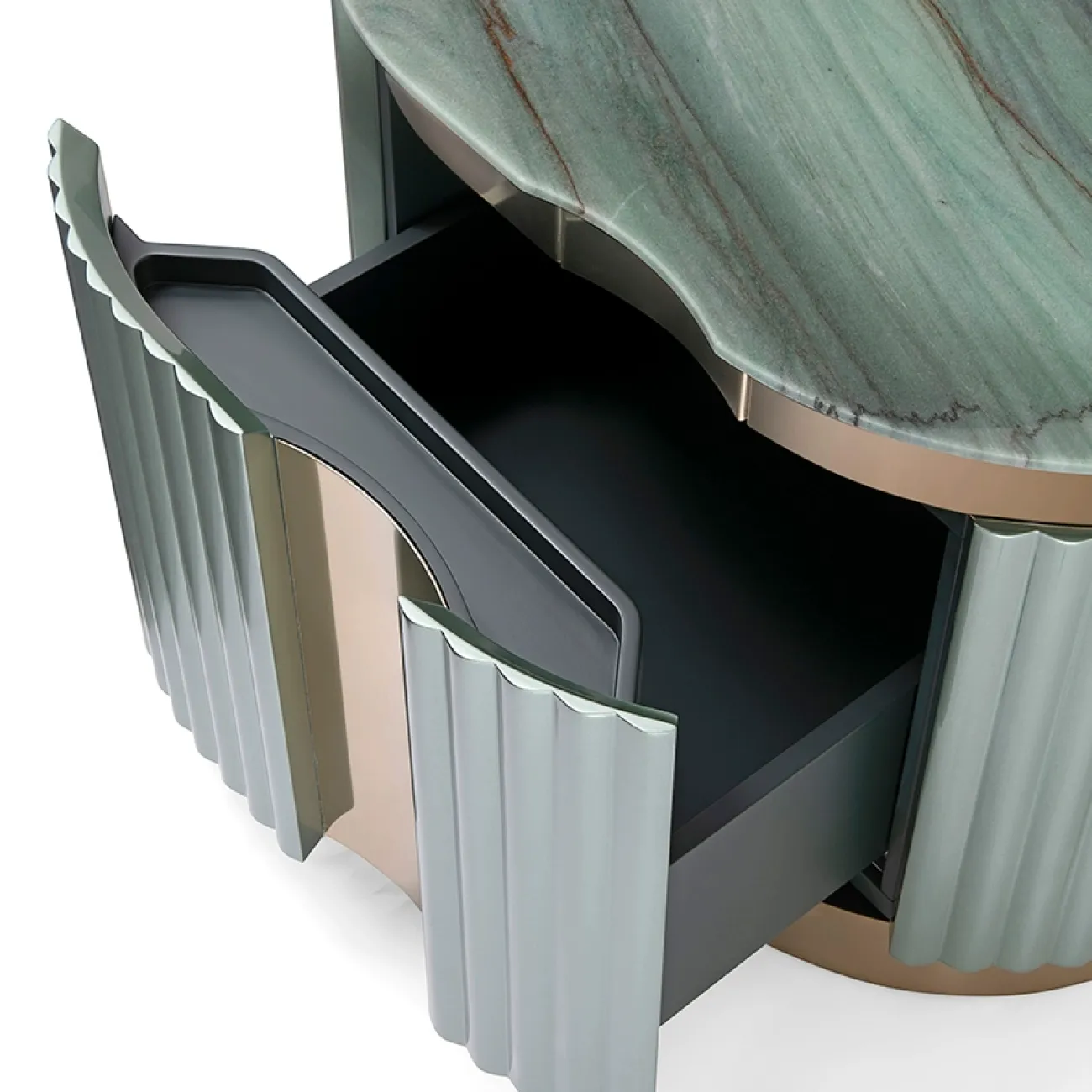 Роскошная прикроватная тумба "Леонардо" CJ Originality из дерева и мрамора PT39081-32 Роскошная прикроватная тумба "Леонардо" CJ Originality из дерева и мрамора PT39081-32