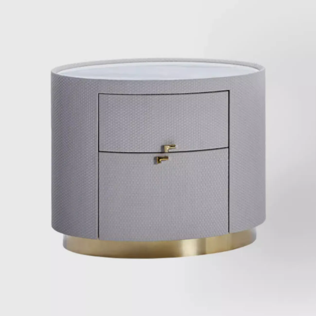 Стильная прикроватная тумба CJ Originality со столешницей из мрамора PT39089-32