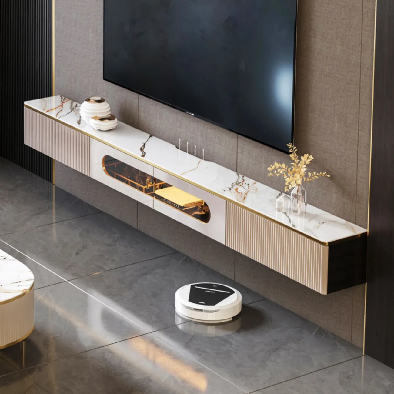 Современная тумба под телевизор Yuhao с подсветкой TB39111-32