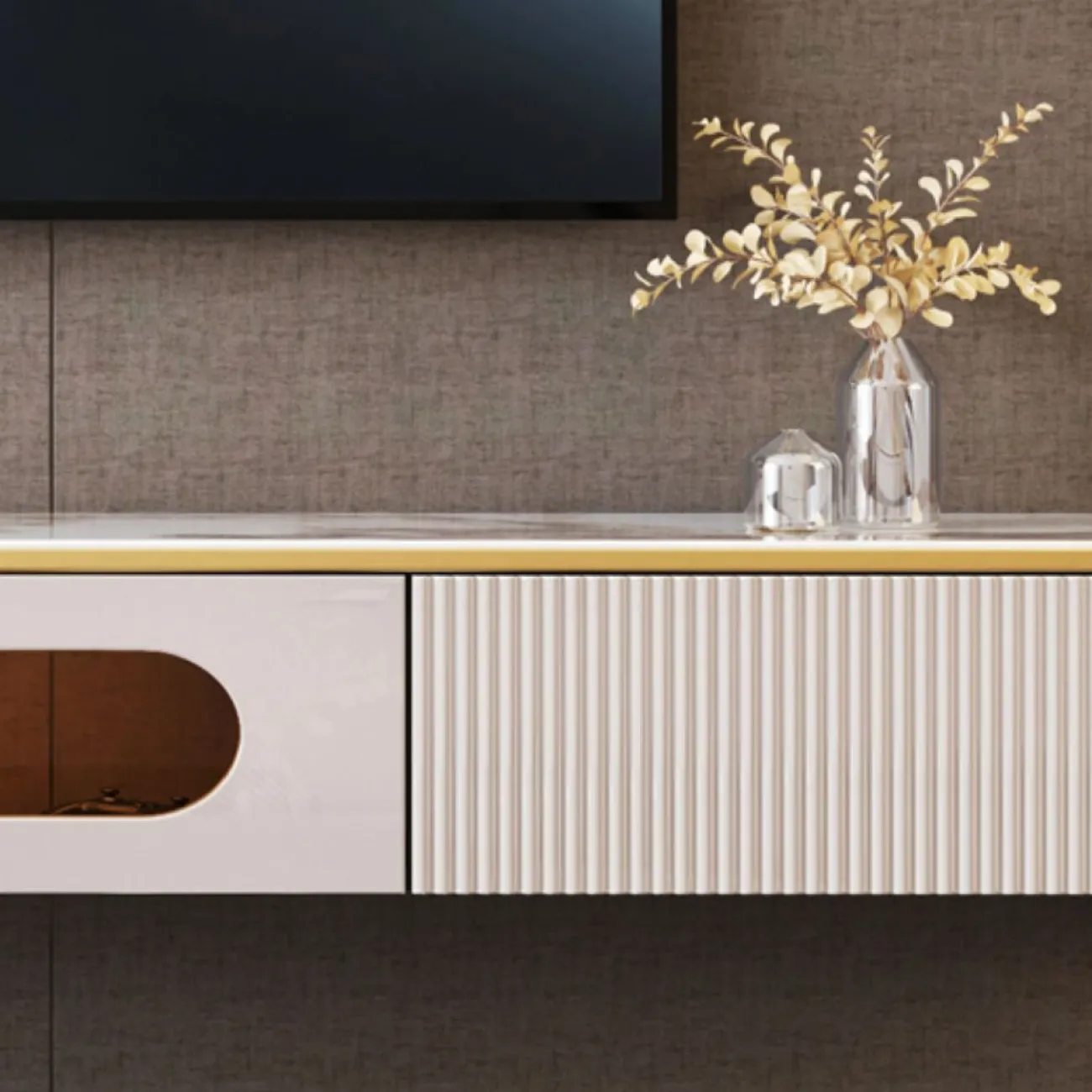 Современная тумба под телевизор Yuhao с подсветкой TB39111-32