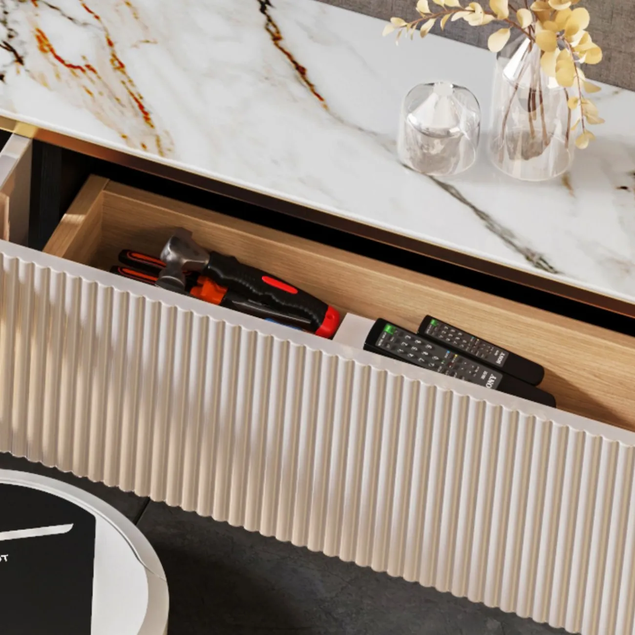 Современная тумба под телевизор Yuhao с подсветкой TB39111-32