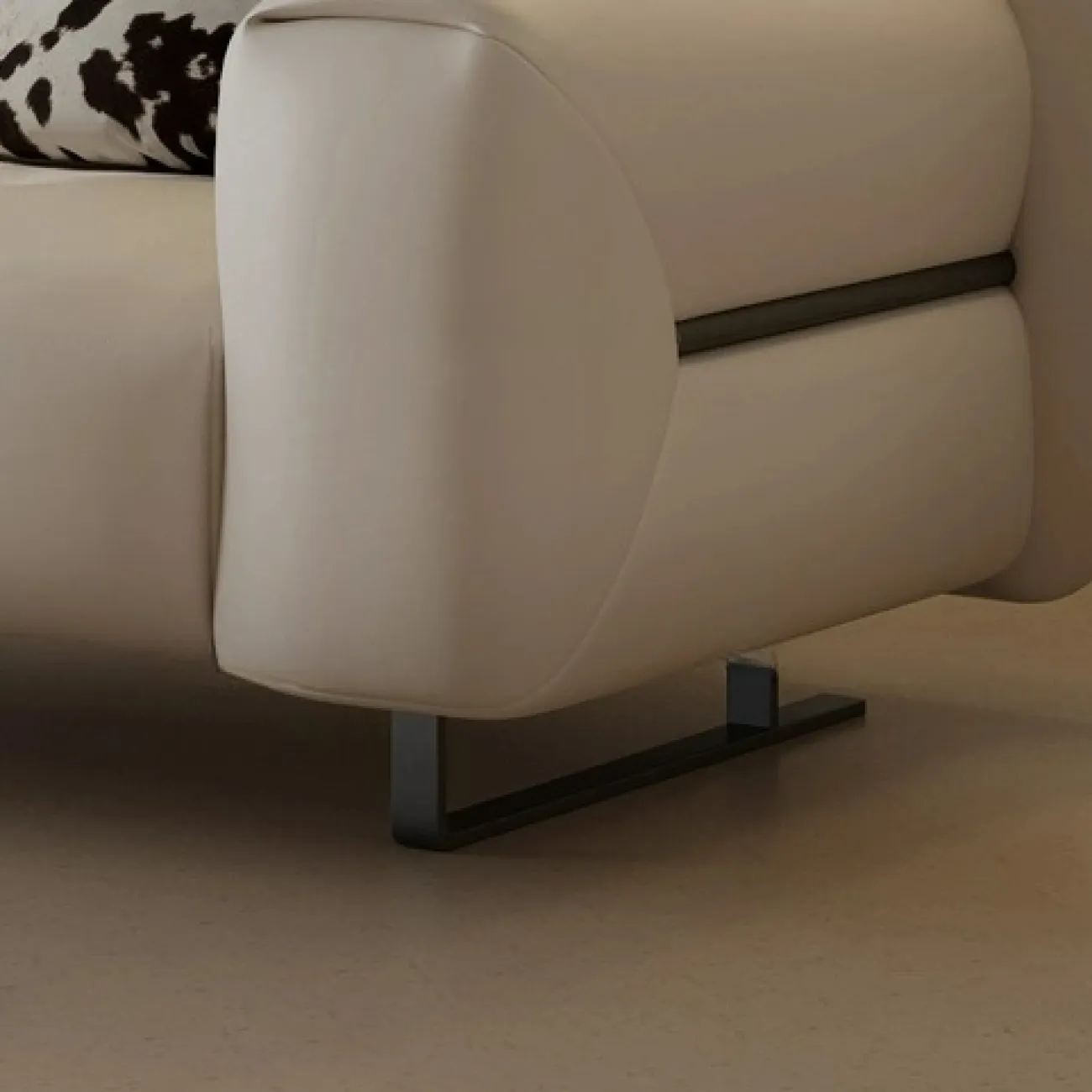  Стильный диван Yuhao от LaLume из кожи или текстиля DV39116-32