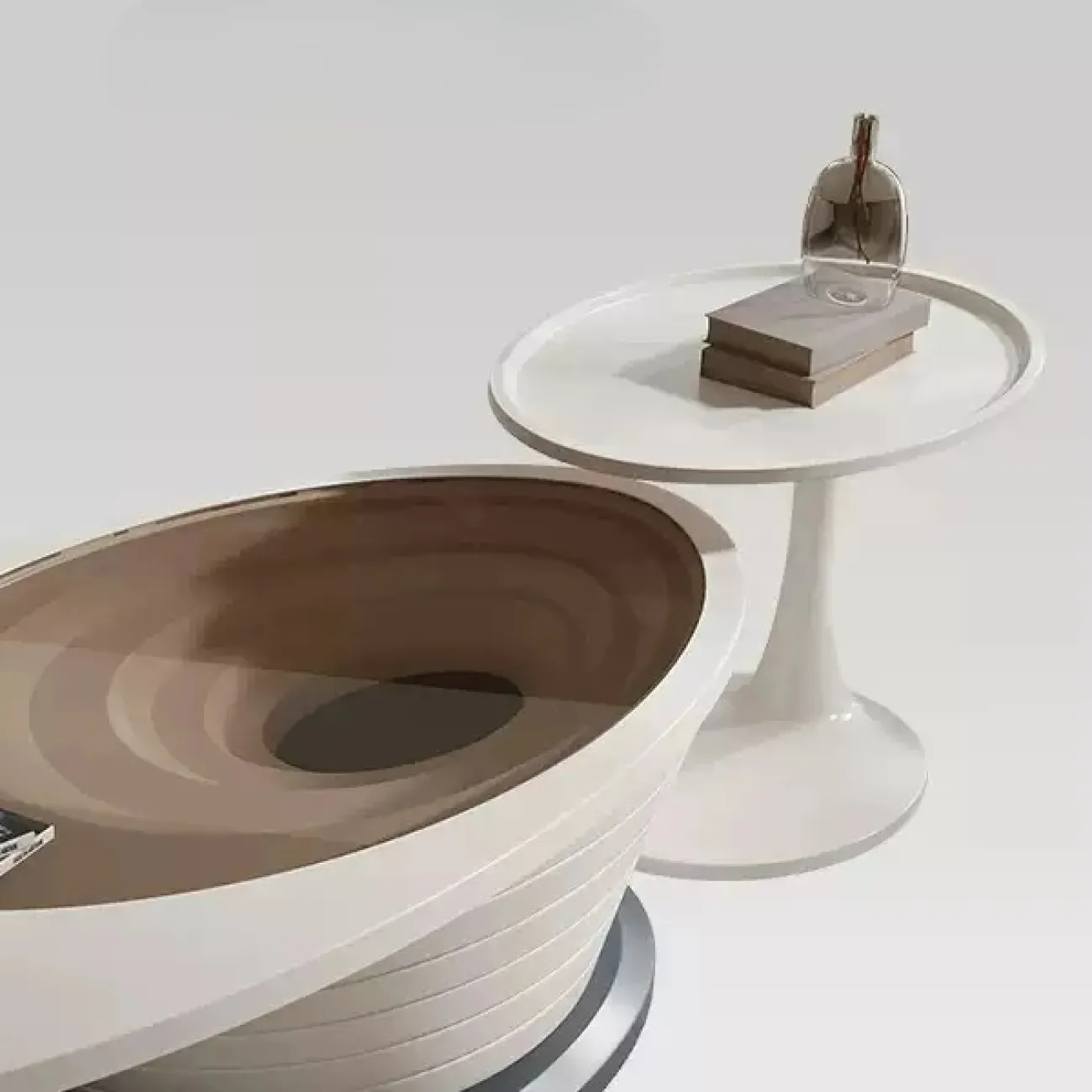 Стильные журнальные столики Yuhao со столешницей из мрамора или стекла JS39126-32